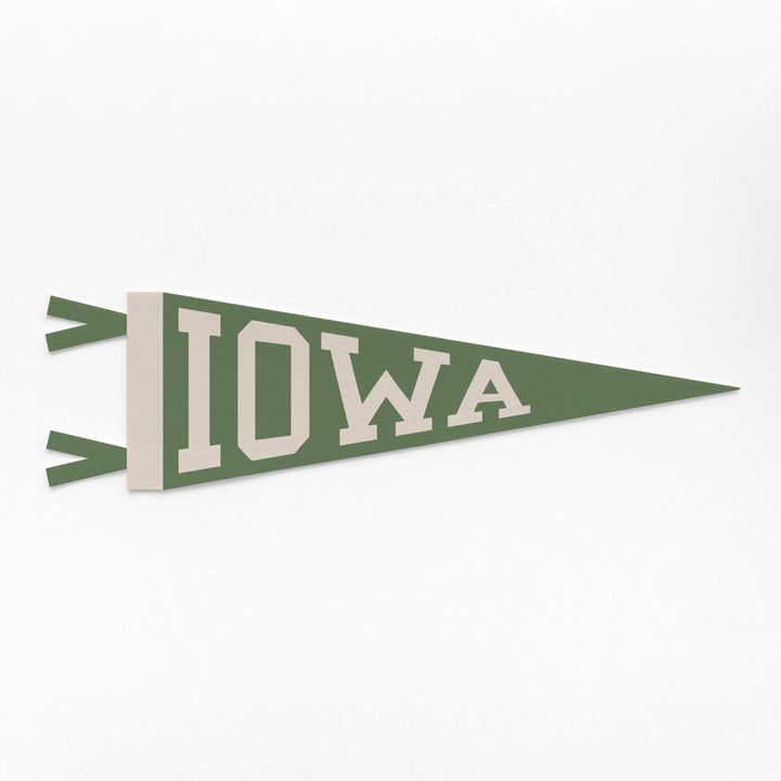 Iowa Varsity Felt Pennant