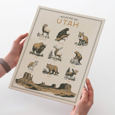 Utah Wildlife Print