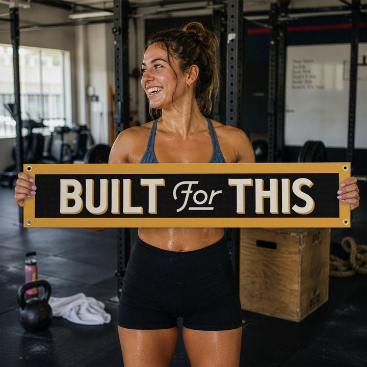 Built For This Felt Banner
