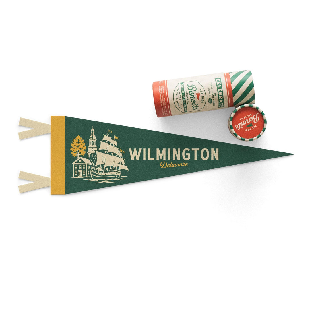 Wilmington Delaware Felt Pennant