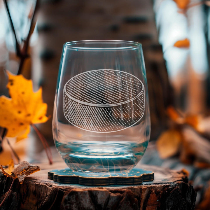 Hockey Puck Glasses