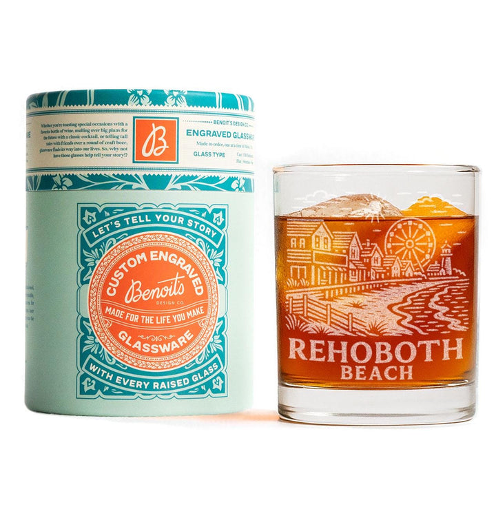 Rehoboth Beach Delaware Glasses