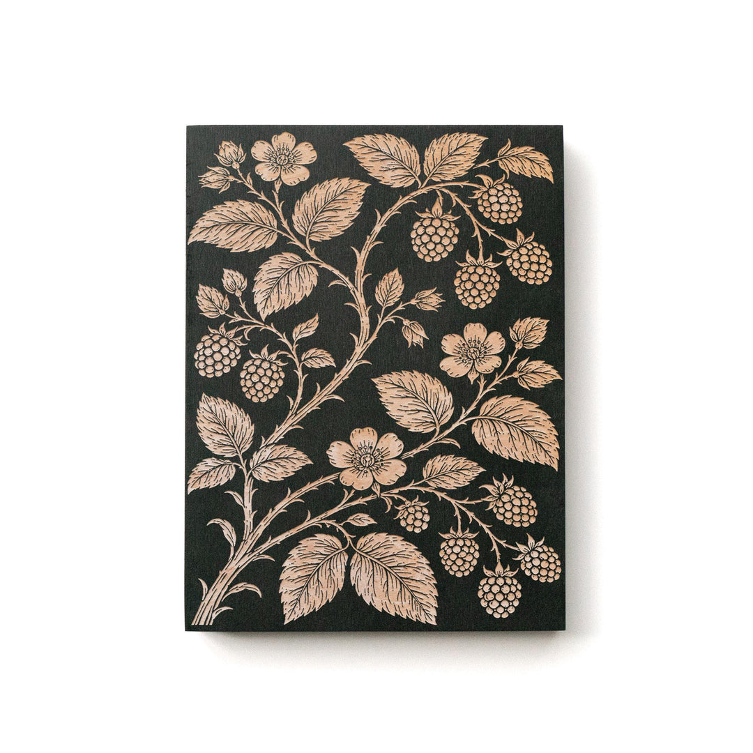 Berry &amp; Bramble Engraved Birch Art Panel