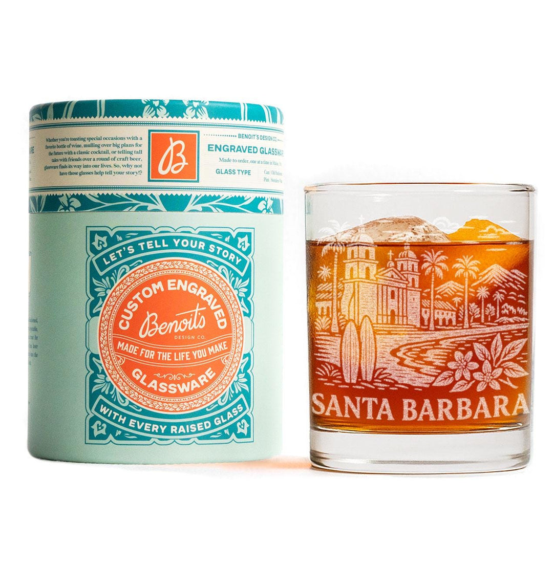 Santa Barbara California Glasses