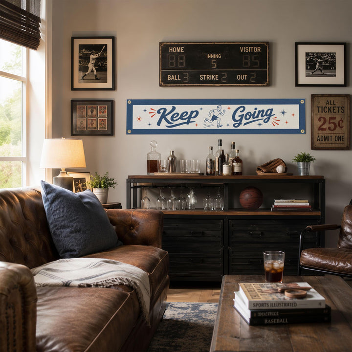 Keep Going Felt Banner