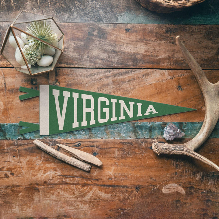 Virginia Varsity Felt Pennant