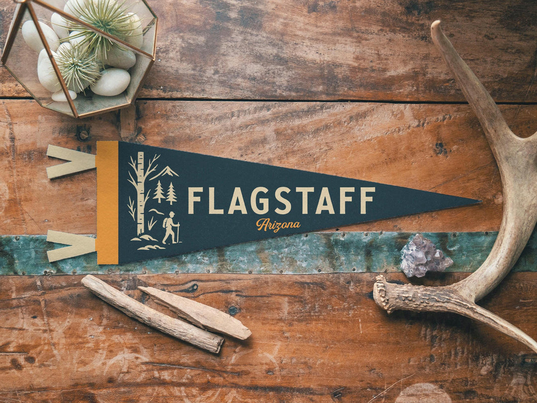 Flagstaff Arizona Felt Pennant