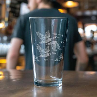 Canadian Geese Glasses