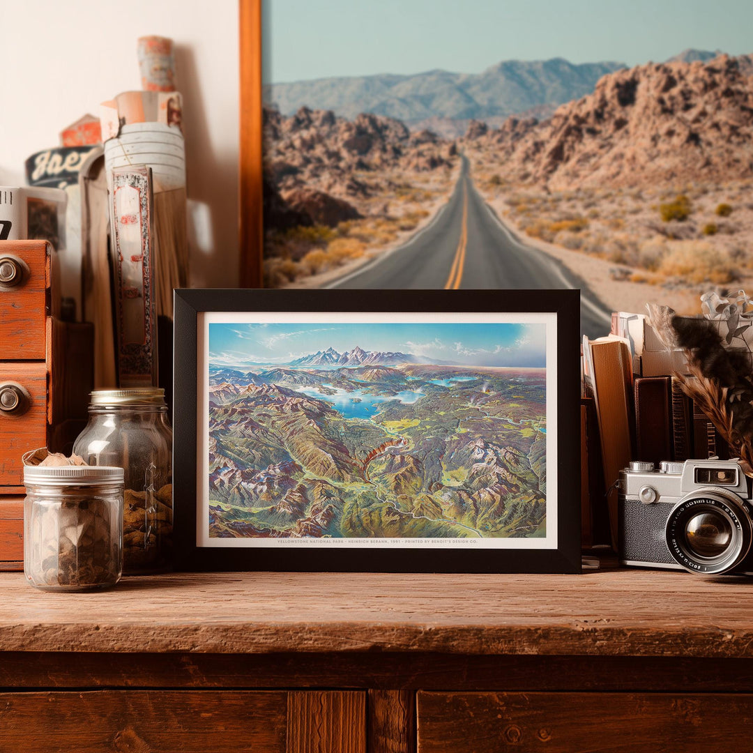 Yellowstone National Park Historic Art Print