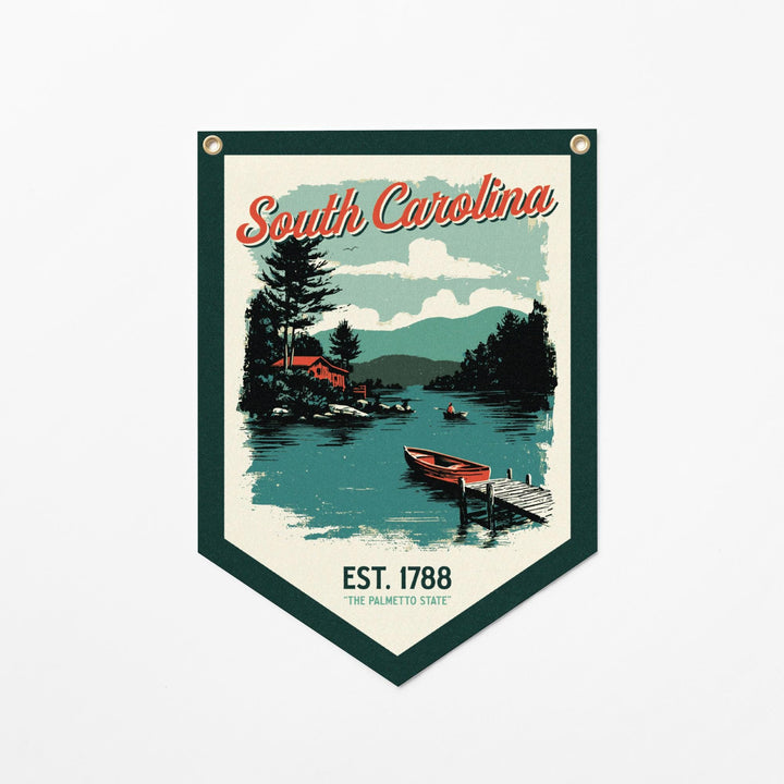 South Carolina Felt Camp Flag