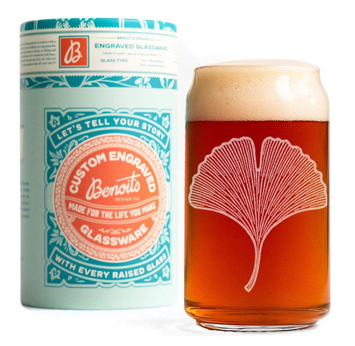 Ginkgo Leaf Glasses