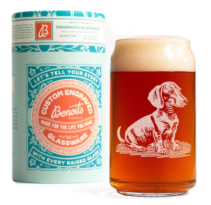 Dachshund Customizable Dog Glasses