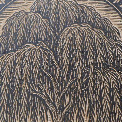 Willow Tree Engraved Birch Illustration