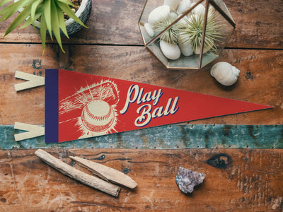 Play Ball Felt Pennant