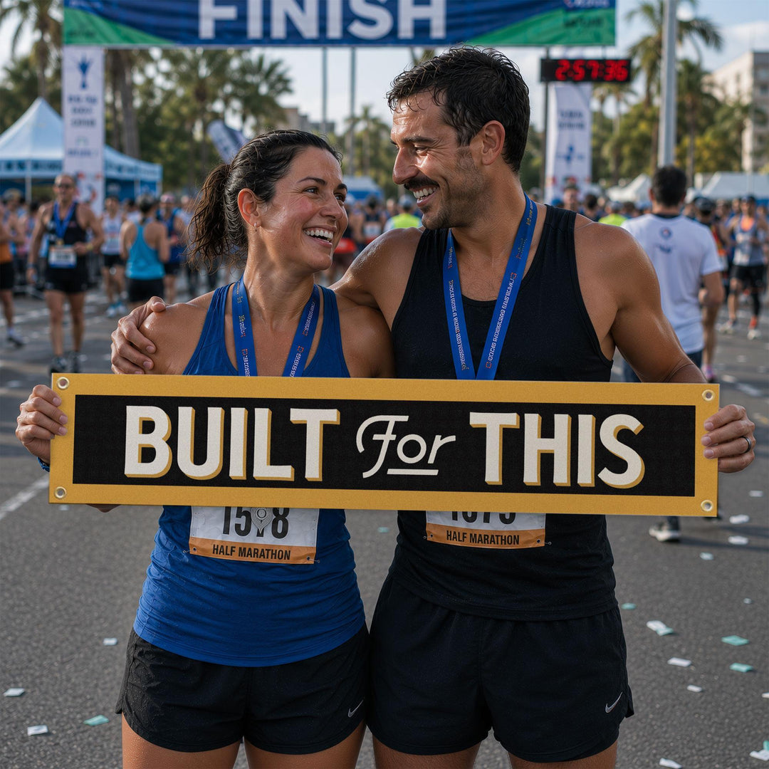 Built For This Felt Banner