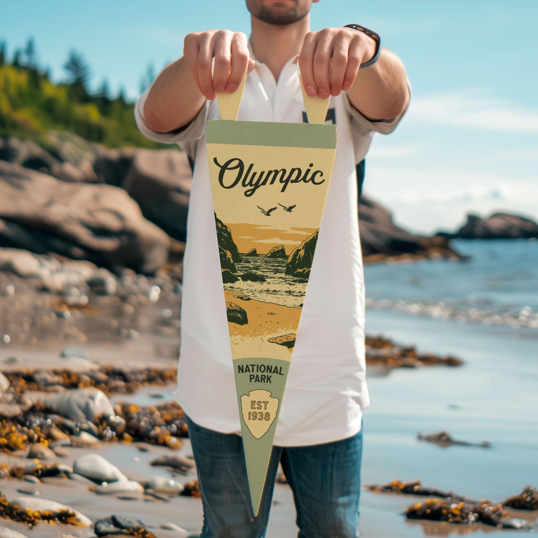 Olympic National Park Felt Pennant