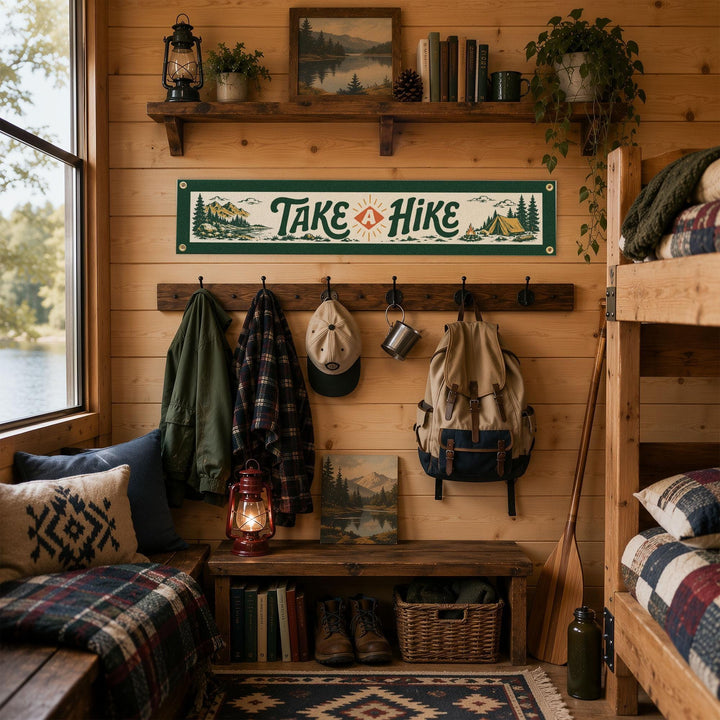 Take A Hike Felt Banner