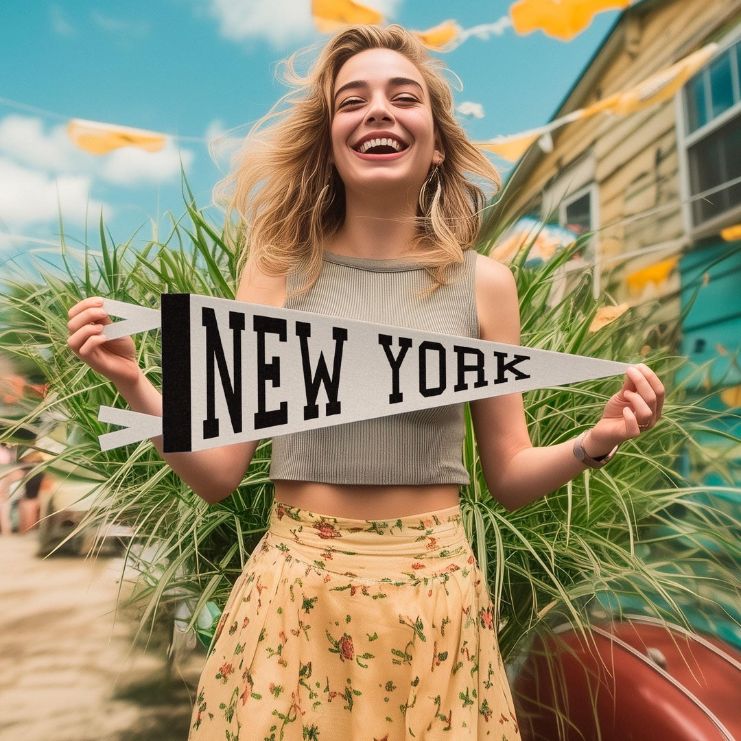 New York Varsity Felt Pennant