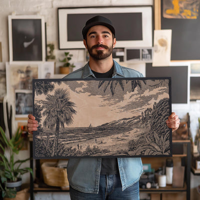 Surfing Beach Wall Art