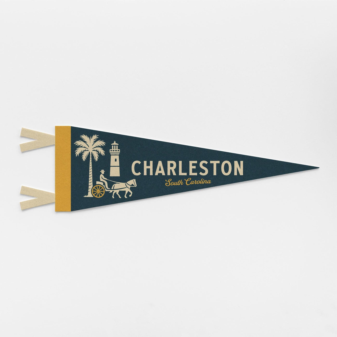 Charleston South Carolina Felt Pennant