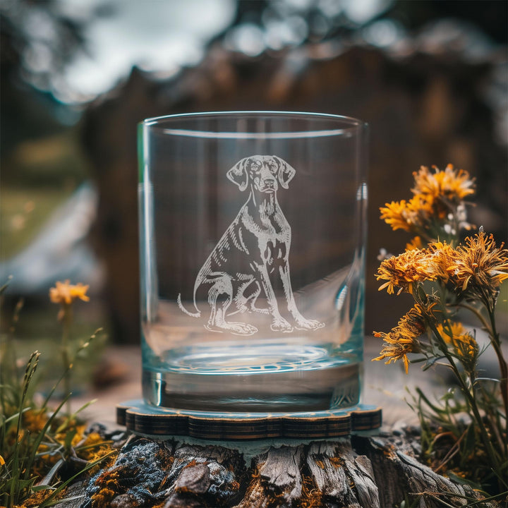 Doberman Customizable Dog Glasses