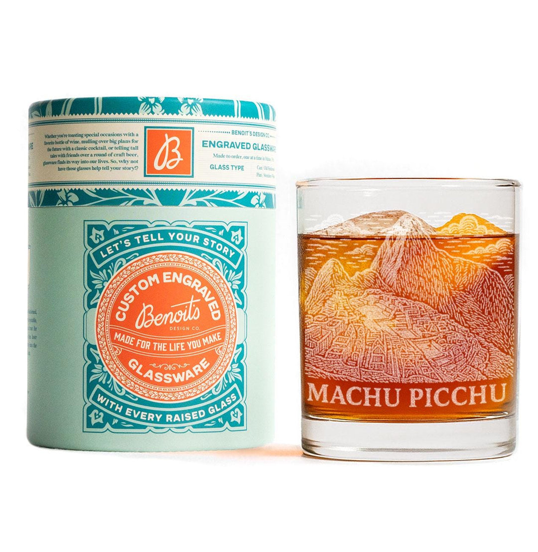 Machu Picchu Peru Glasses