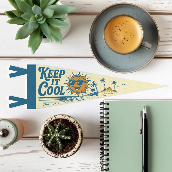 Keep It Cool Felt Pennant