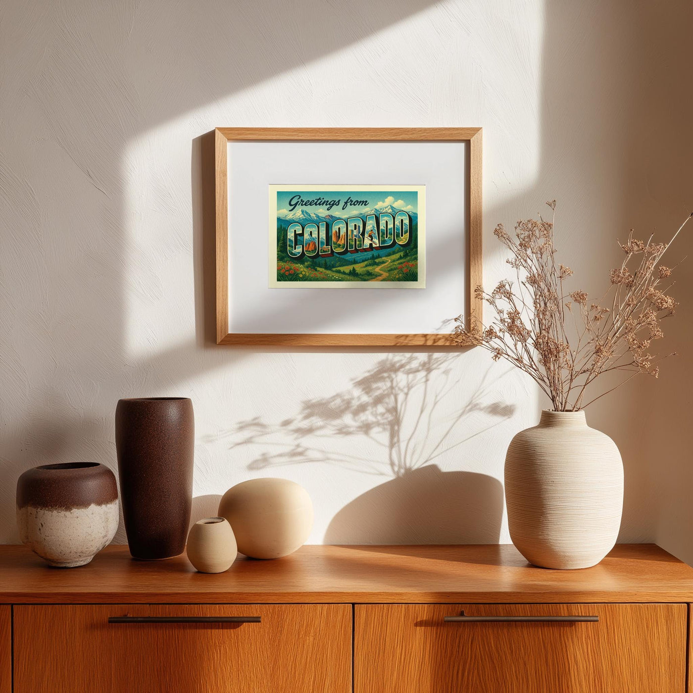 Colorado Postcard Art Print