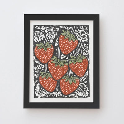 Strawberries Art Print