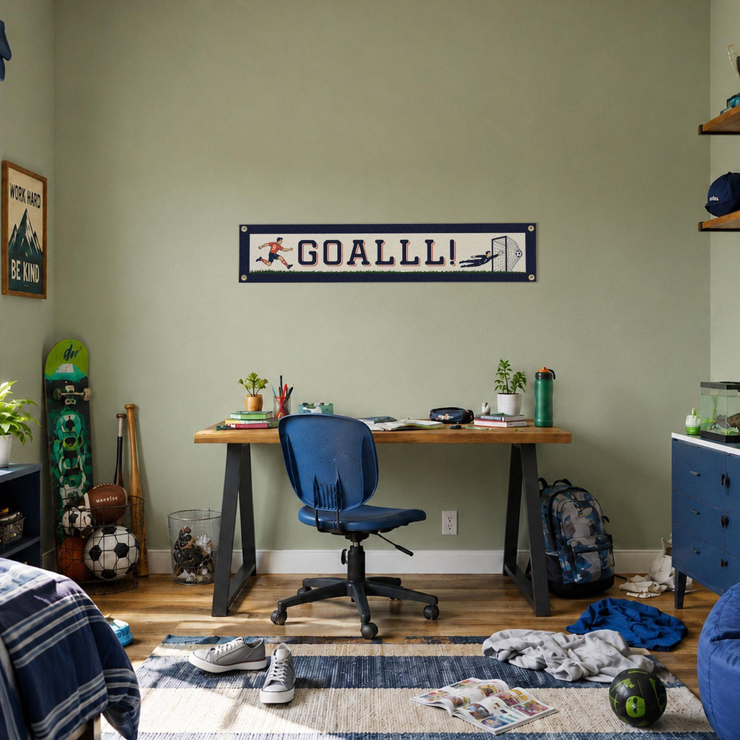 GOALLL! Felt Banner