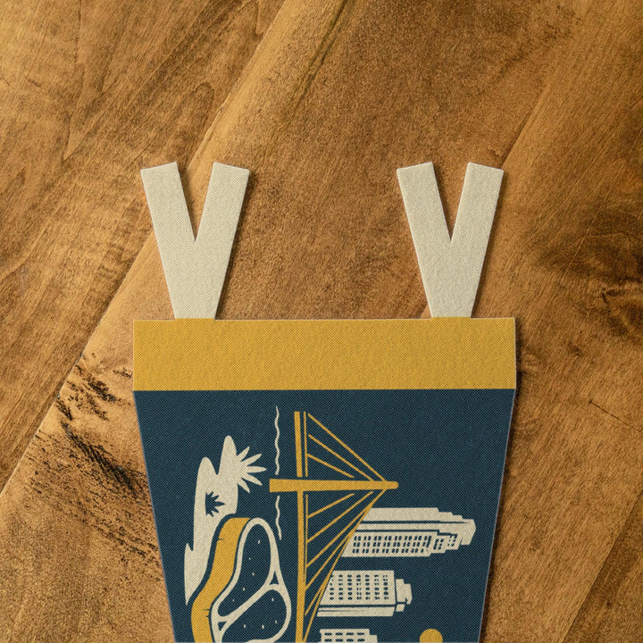 Omaha Nebraska Felt Pennant