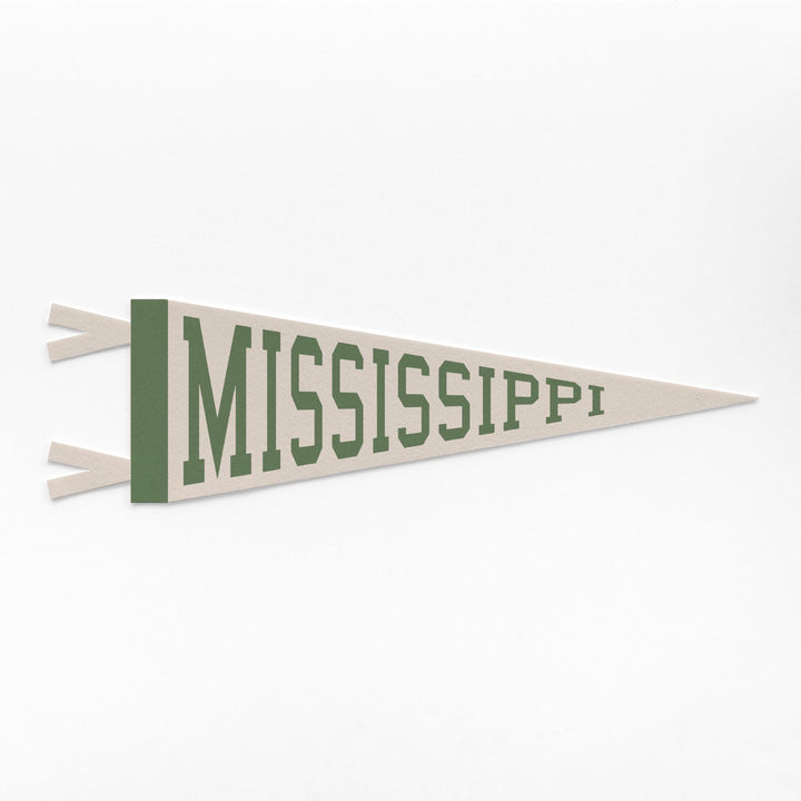 Mississippi Varsity Felt Pennant