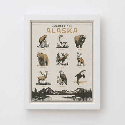 Alaska Wildlife Print