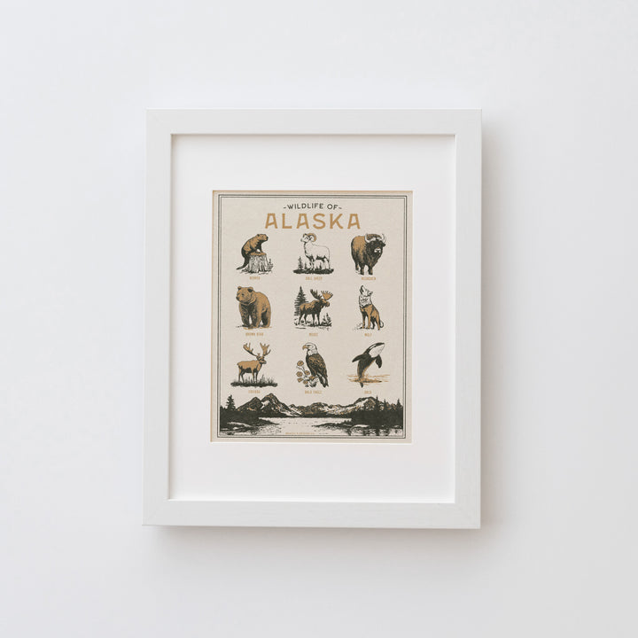 Alaska Wildlife Print