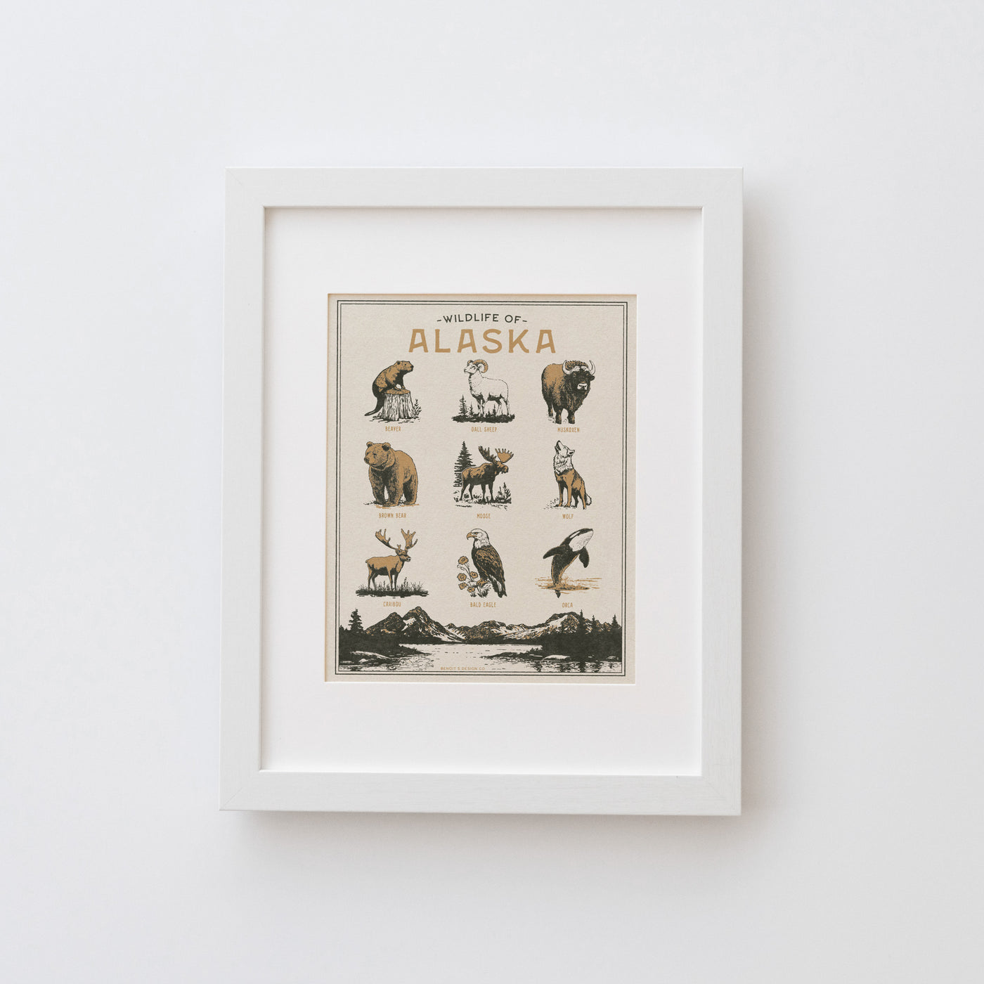 Alaska Wildlife Print