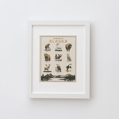 Alaska Wildlife Print
