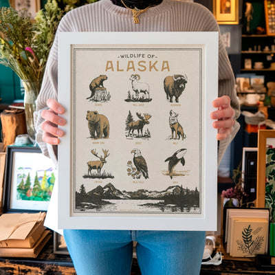 Alaska Wildlife Print