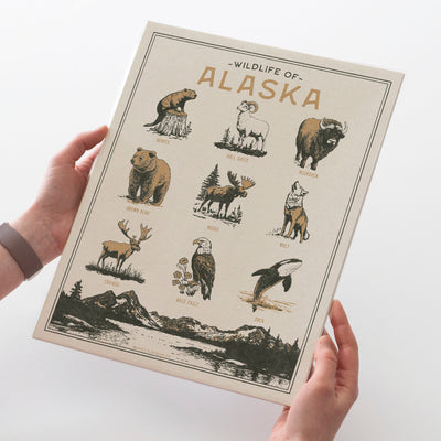 Alaska Wildlife Print