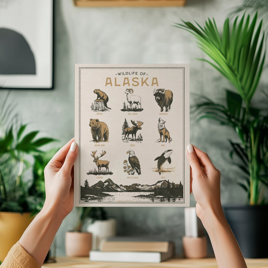Alaska Wildlife Print