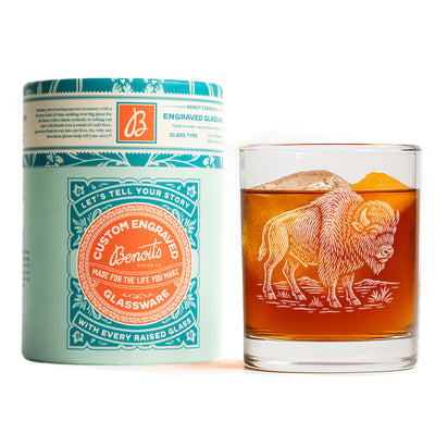 Western Buffalo Glass