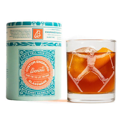 Classic Ski Tricks Glasses Set of 4