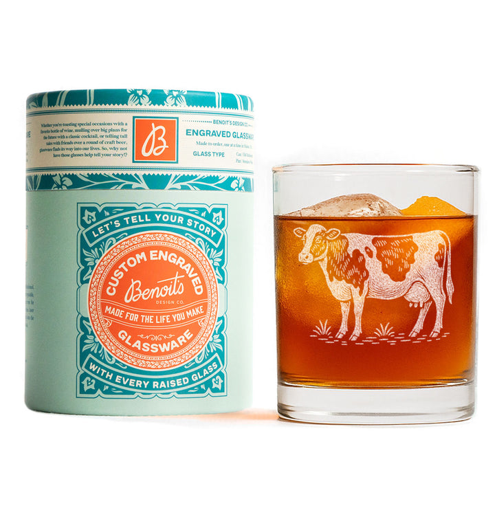 Dairy Cow Glasses
