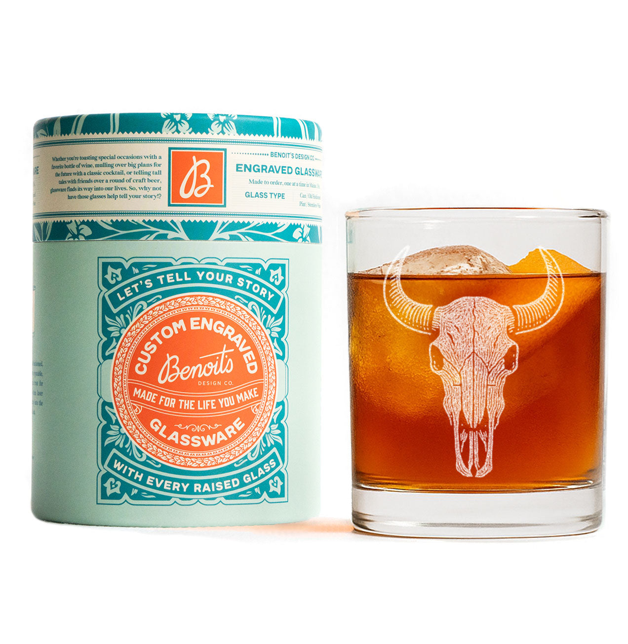 Cattle Skull Glasses