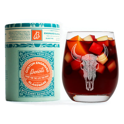 Cattle Skull Glasses