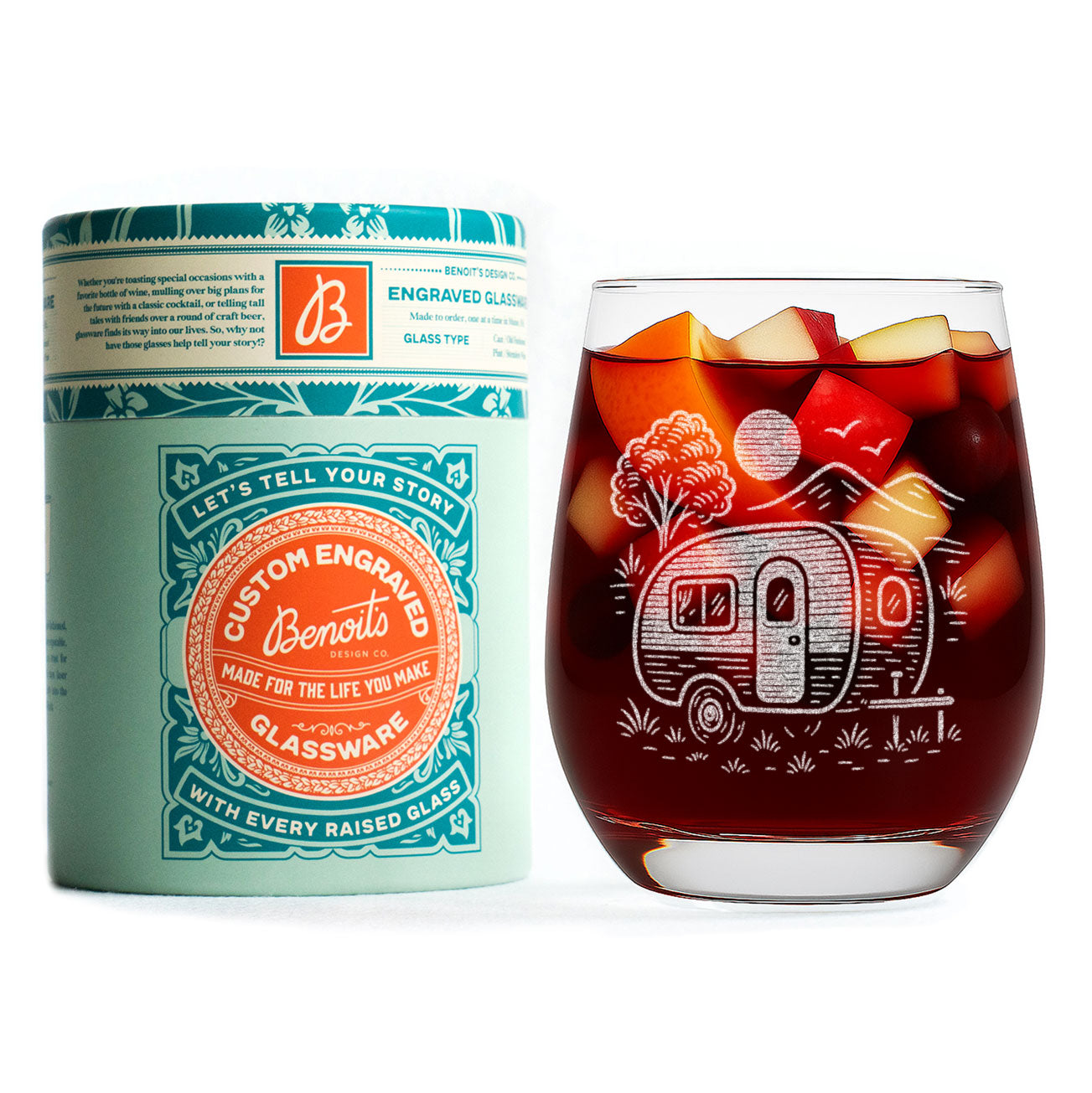 Vintage Camper Glasses