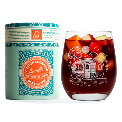 Vintage Camper Glasses