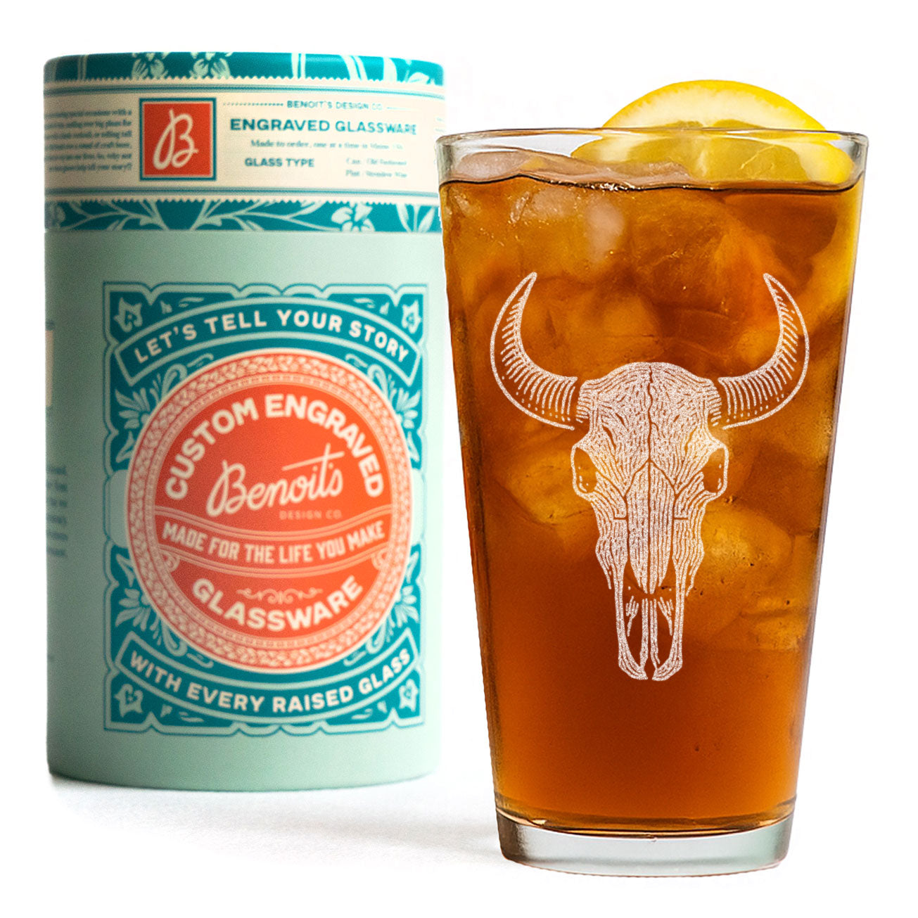 Cattle Skull Glasses