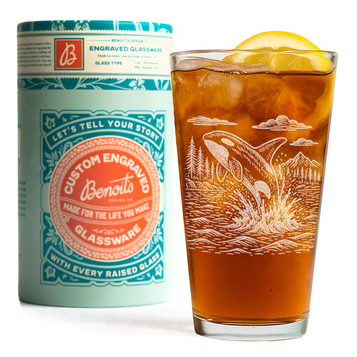 Killer Whale Orca Glasses