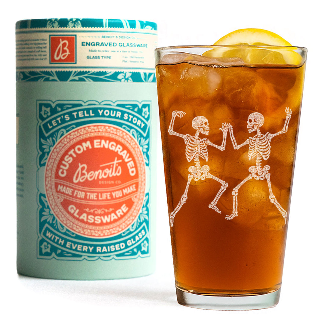 Dancing Skeletons Glasses