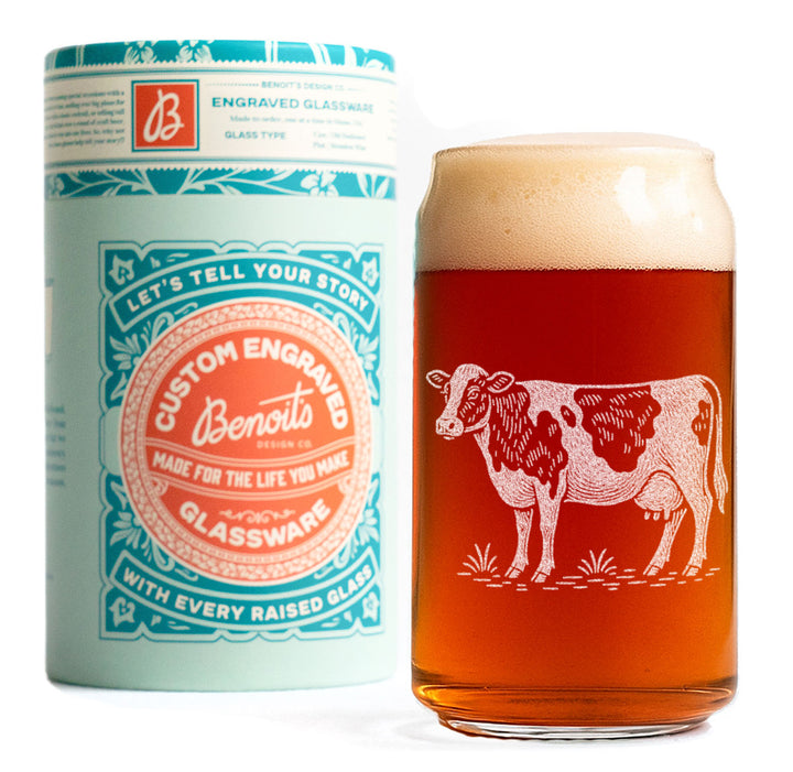 Dairy Cow Glasses